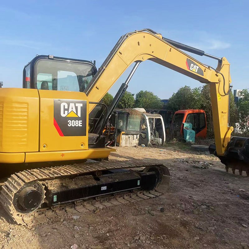 Short working hours used Cat 308E 8 ton hydraulic excavator for sale at low price used Cat 308 machinery Cat308E excavator