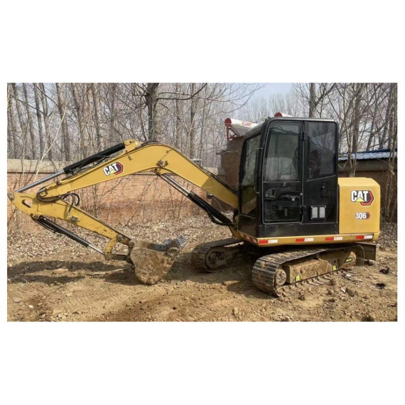 cheap price mini excavator 6ton of CAT 306E2 household farms small digger used excavator