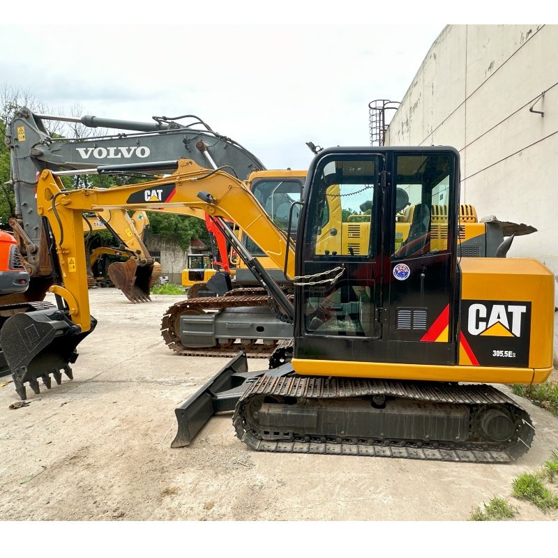 Used CAT 305.5e2 Excavator 5.5 TON Japan Original Mini Building Construction Machine FOR SALE