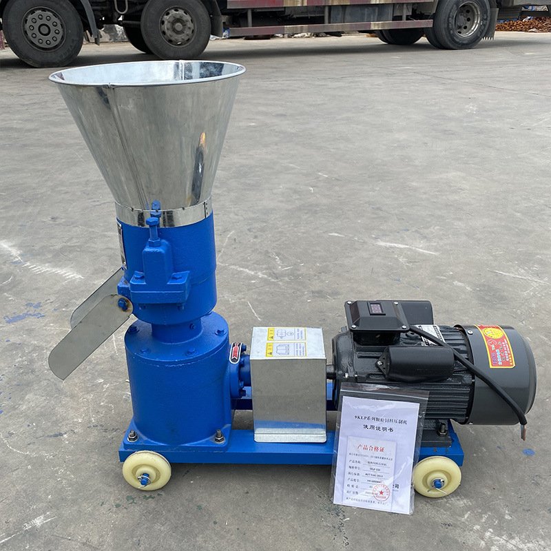 2023 JOY150mm small farm cattle and sheep forage pellet machine three-phase electric feed pellet machine for animal breeding