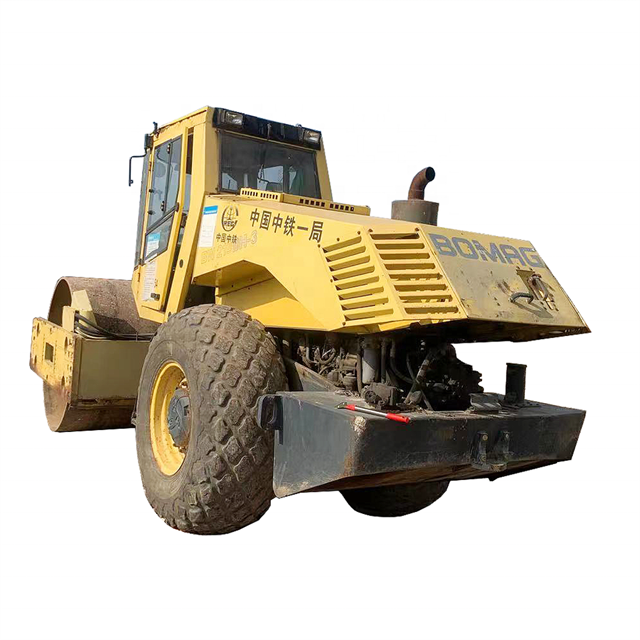 Used road roller BM219H-3 21ton Site real shooting price is cheap used second hand road roller