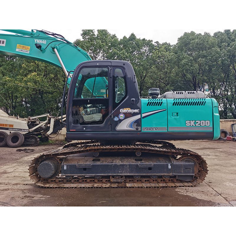 Hot Sell Large Floating Mechanical Soil SK200 Japanese Kobelco durable Used Excavator Digger Machine In stock