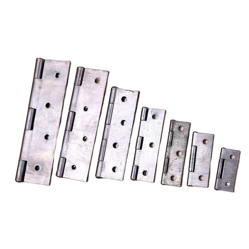 Small metal hinges used by Chinese manufacturers for wooden boxes