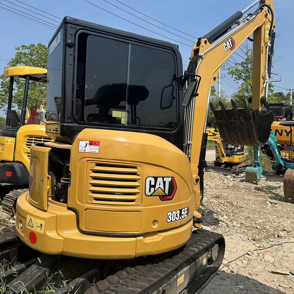 Japan Used Cat 303.5E second-hand crawler excavators 3 ton Cat 303.5E Machine Equipment for Construction with EPA
