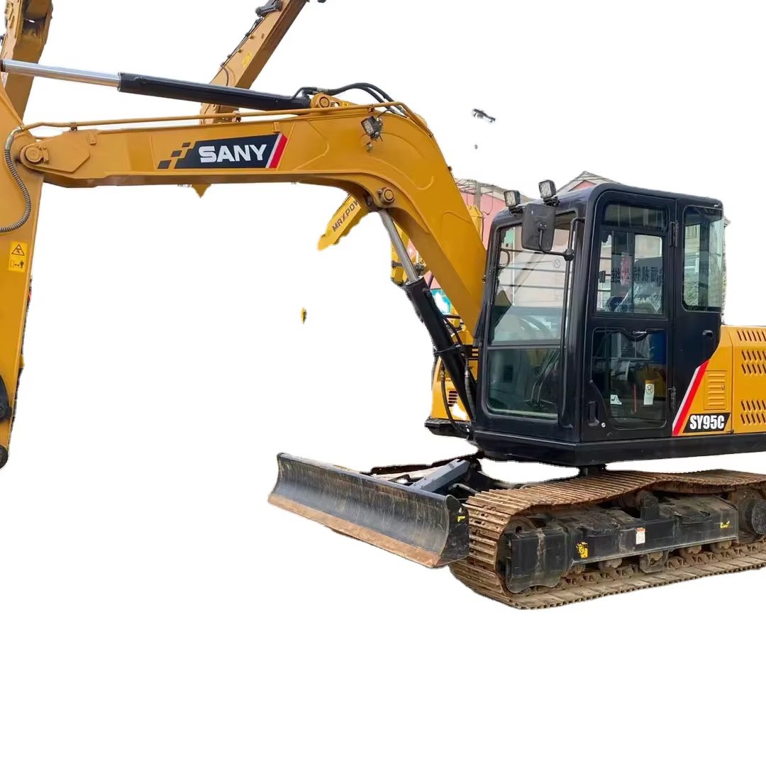 Used Sany 9.5 Tons Construction Machinery Excavator Backhoe for Sale Small Used Sany 95c