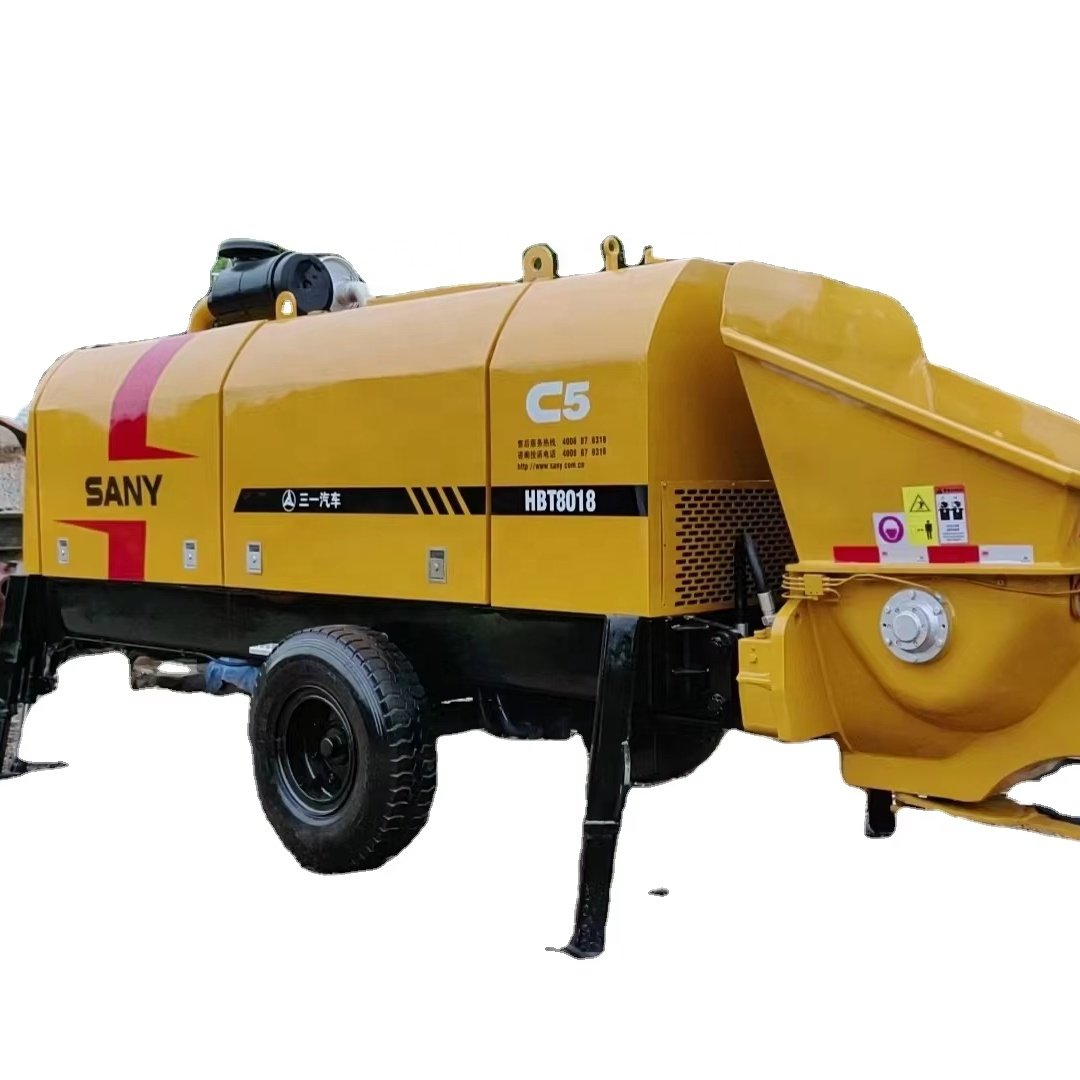 Used trailer concrete pump sany concrete pump machine for sale