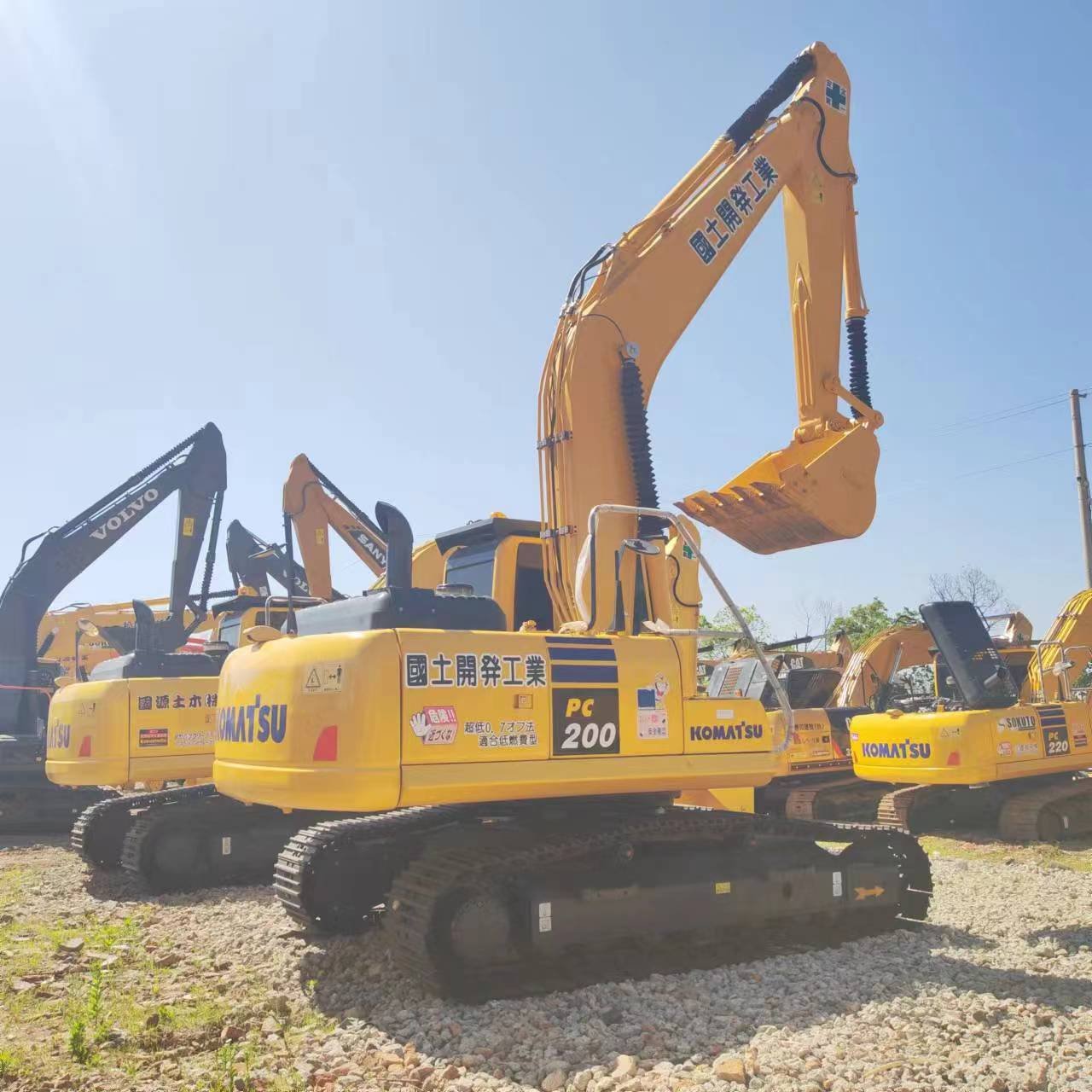 High Quality Construction Machinery KOMATSU pc200 Used Caterpillar 20T Crawler Excavator