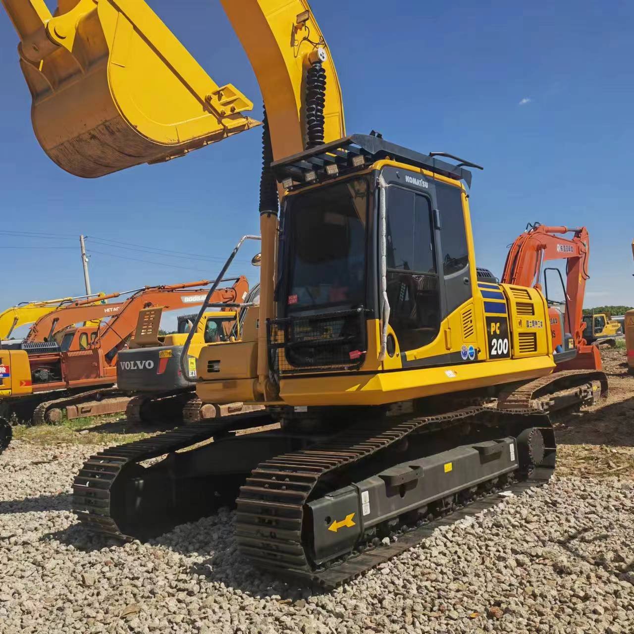 High Quality Construction Machinery KOMATSU pc200 Used Caterpillar 20T Crawler Excavator