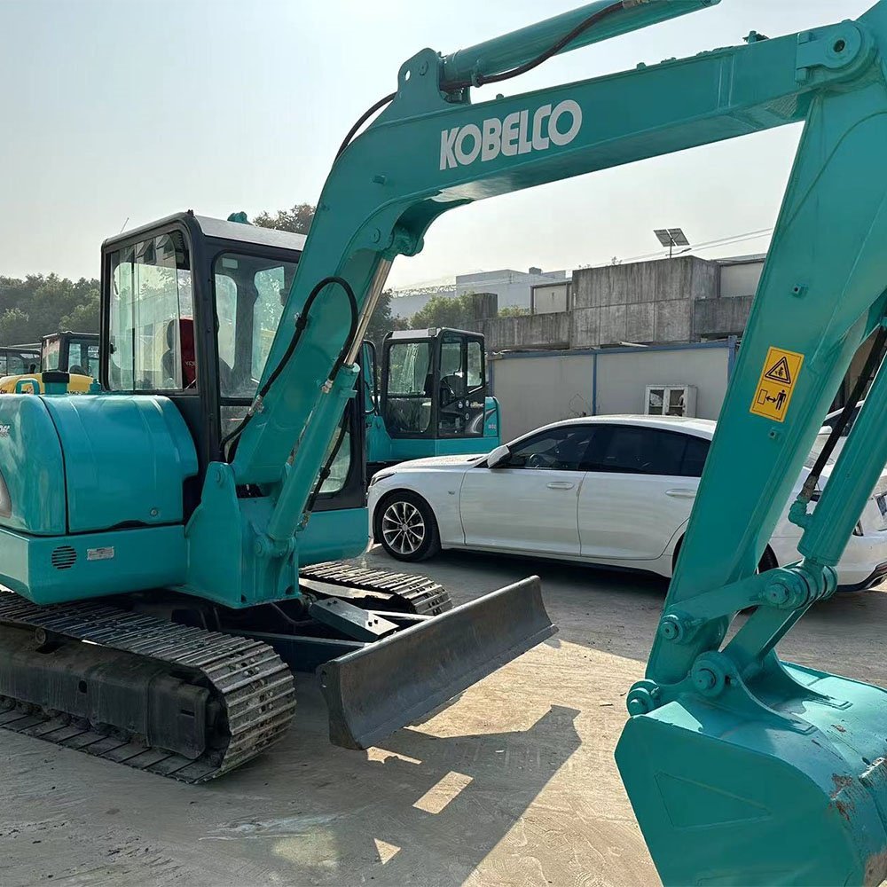 Construction Equipment Used Japan Small Mini Digger Hydraulic Crawler Kobelco SK60-8 Excavator