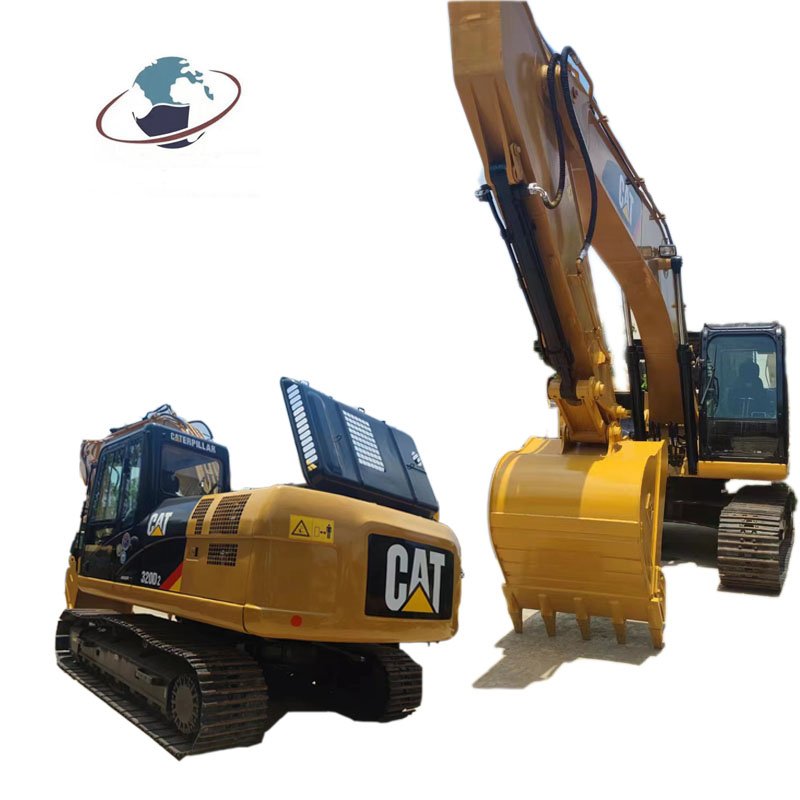 Japan Caterpillar 320D earth moving shovel CAT 320D2 crawler excavator CAT 320C 320D 320 320GC second hand digger
