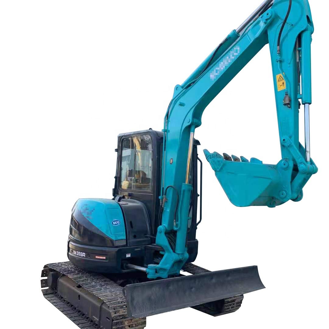 Efficient Used KOBELCO SK35 4ton Mini Excavator Japan Made with Spare Parts Crawler Excavator for Sale