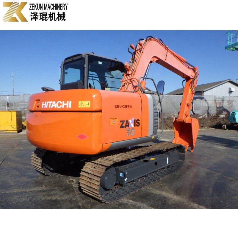 Japanese Used Excavator 7Ton Hitachi Zaxis 70 Crawler Excavator ZX70