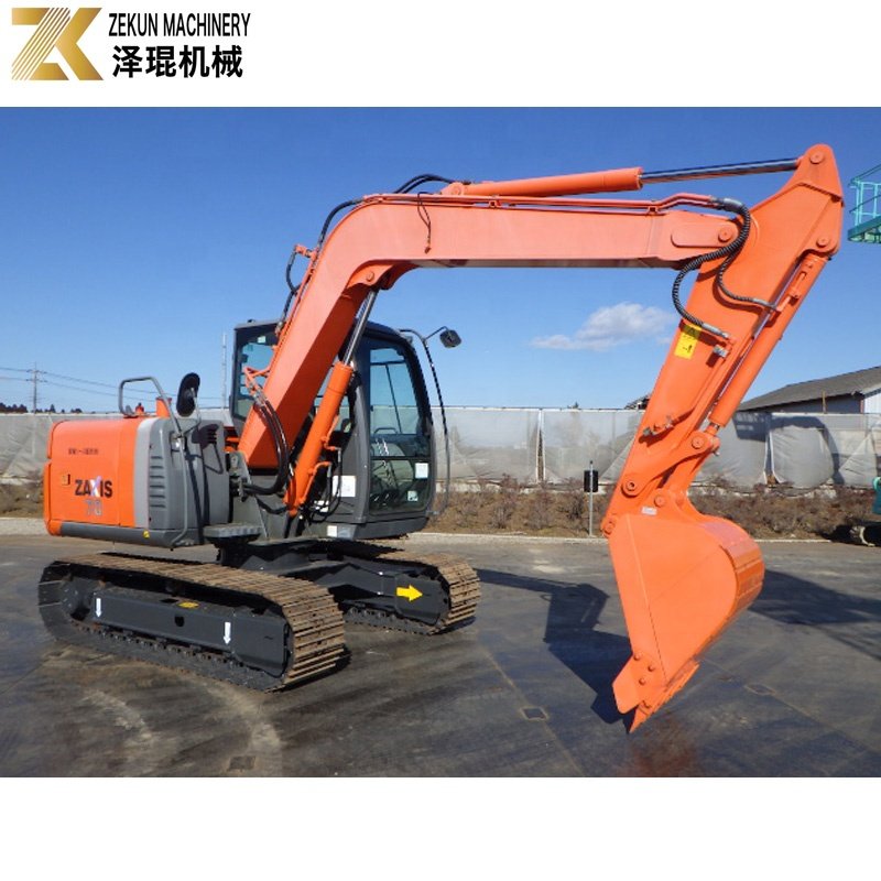 Japanese Used Excavator 7Ton Hitachi Zaxis 70 Crawler Excavator ZX70