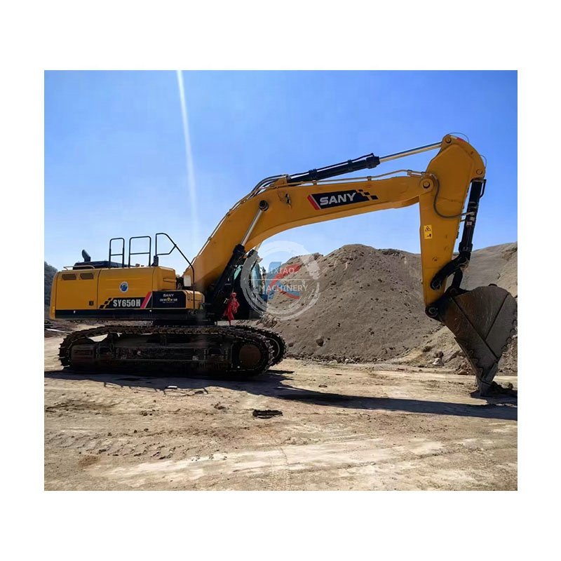 Chinese heavy machinery 65 ton SANY machinery SY650H 2021 model hydraulic excavators used construction mining machinery