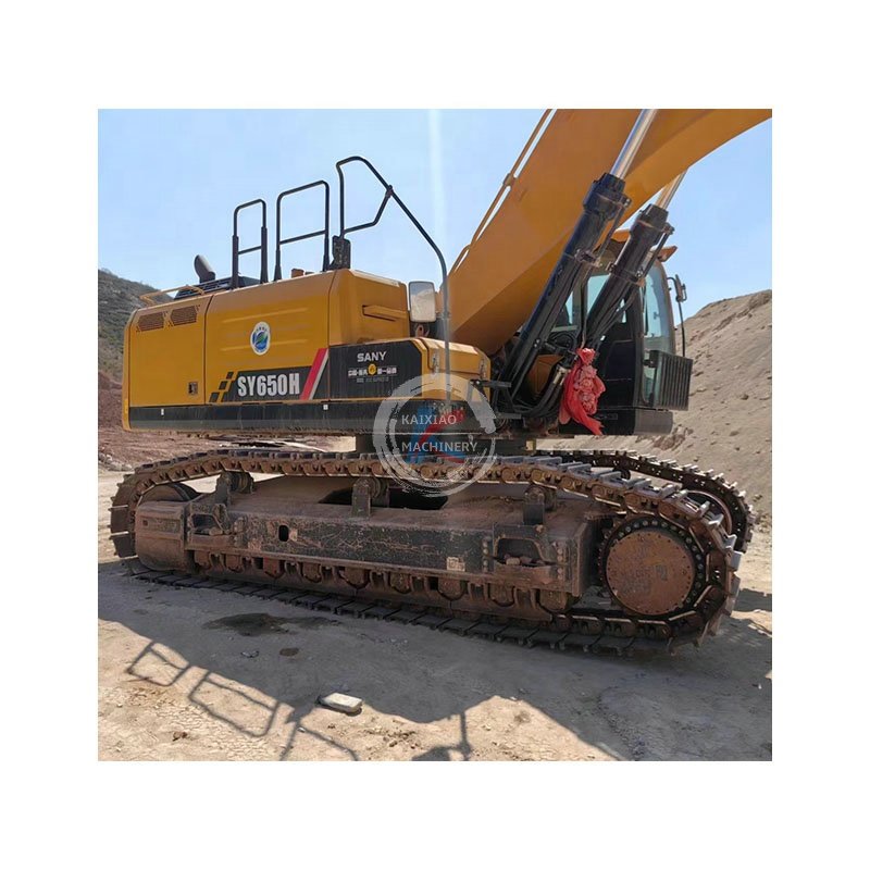 Chinese heavy machinery 65 ton SANY machinery SY650H 2021 model hydraulic excavators used construction mining machinery