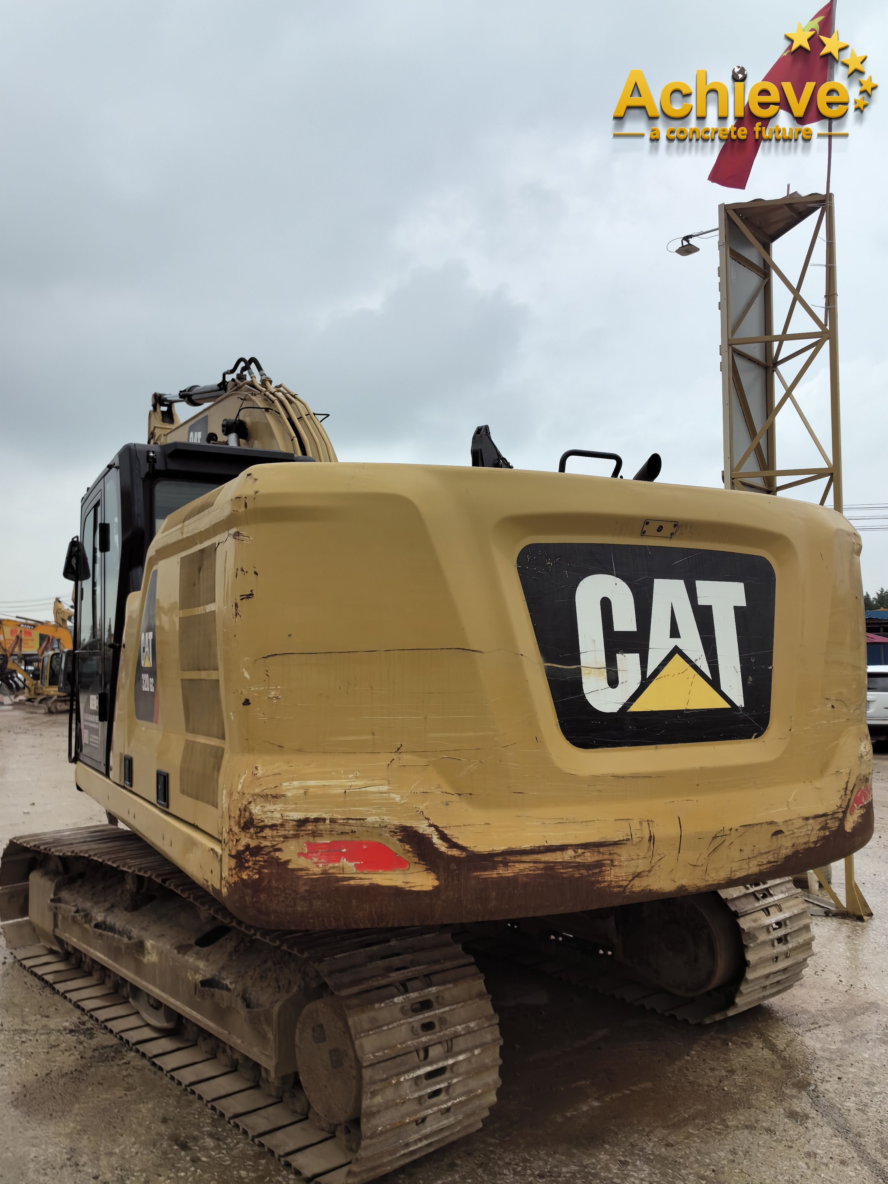 ACHIEVE Used Cat 320 Cylinder Diameter 105 Mm New Design Premium Used Construction Machinery Medium Tracked Excavators