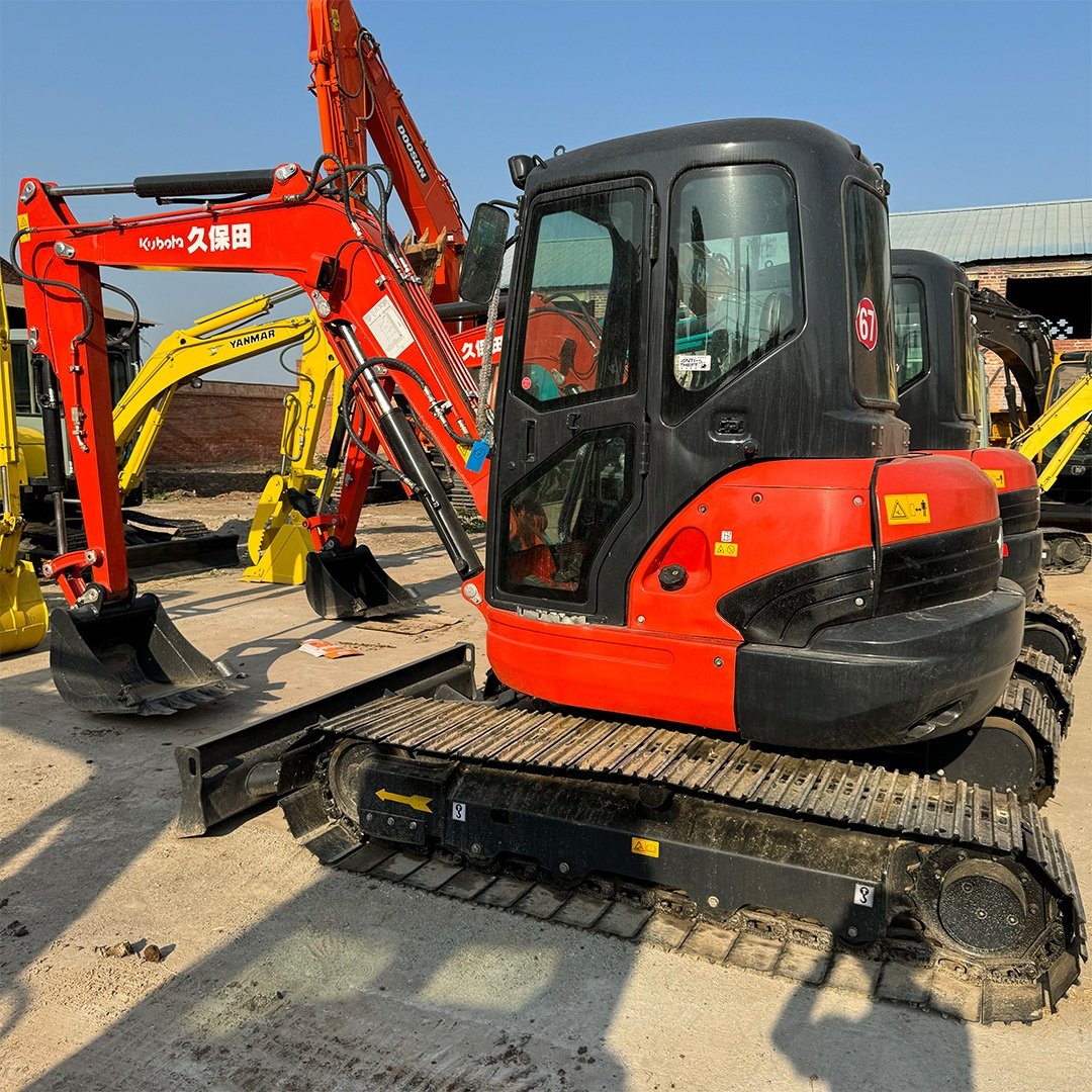 Second-hand kubota kx161 kx163 excavadora hydraulic crawler 6tons mini used kubota excavators