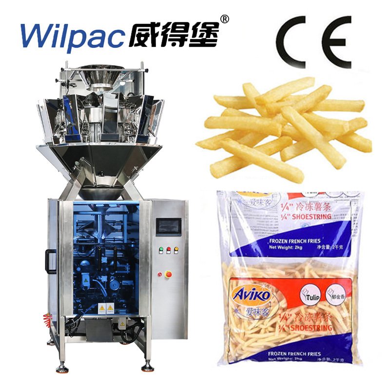 Multihead multi-function vertical vffs food sachet bag pouch pack fill seal automatic potato plantain chip packaging machine