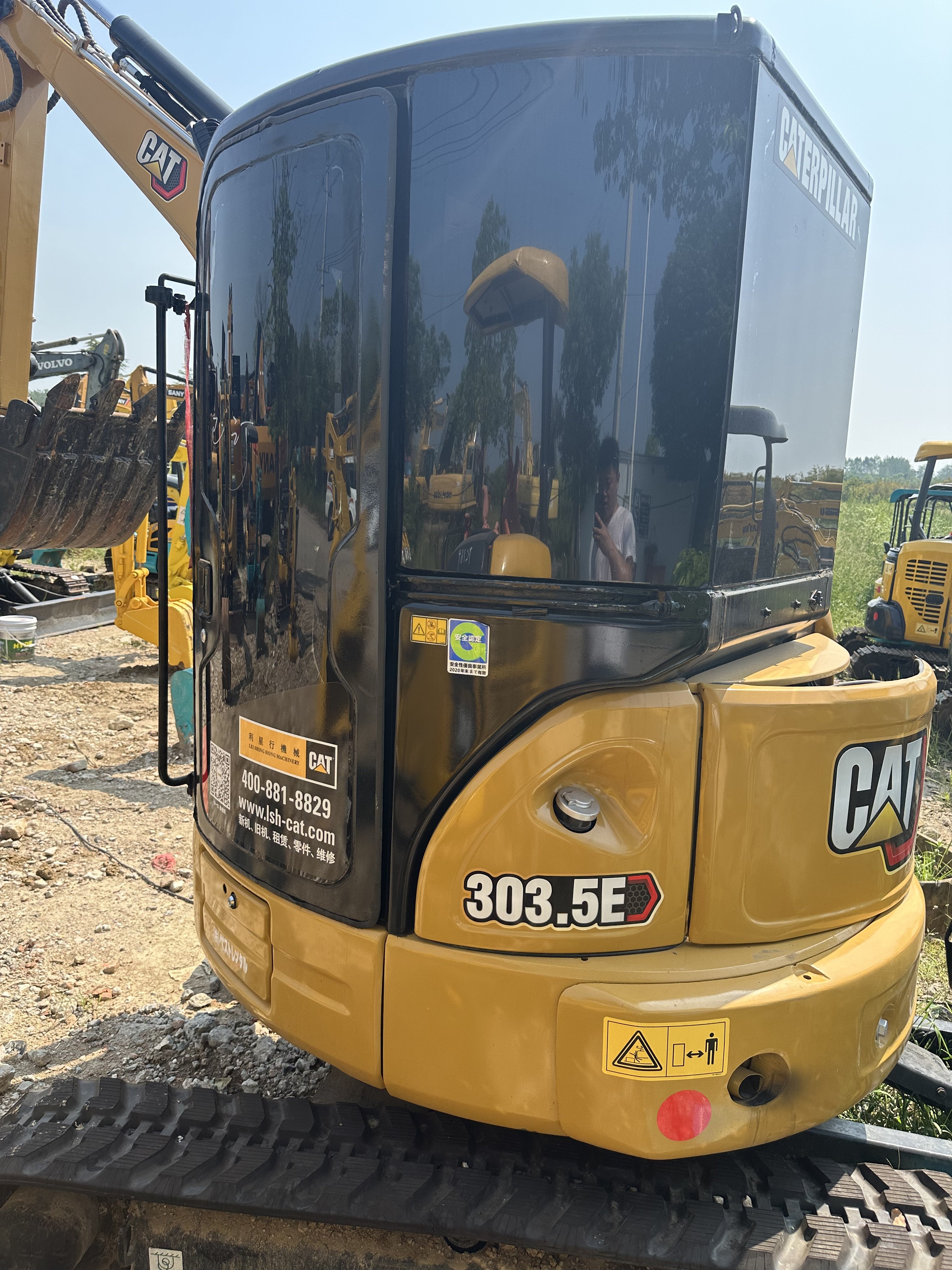 Original Japan excavator used Mini Cat 303.5E Crawler excavator 3 tons Used Cat303.5e Digger Machine for Farm Forestry with EPA