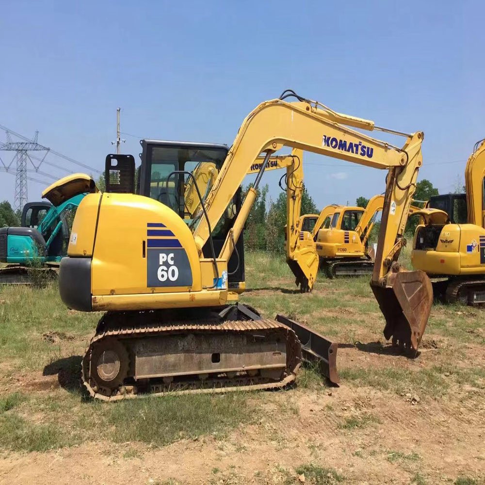 Used Komatsu Excavator PC 60-8 Digger Secondhand 6t Construction Machinery Original Equipment