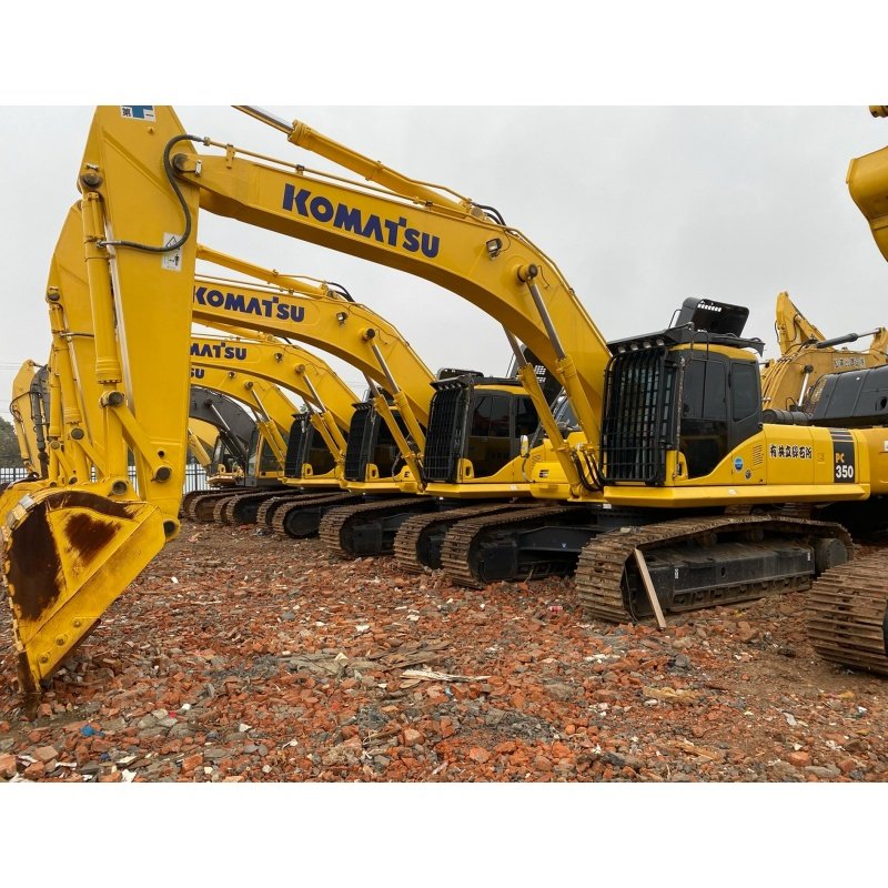 Original Used excavator Komatsu pc350 crawler original japan digger 35ton second hand machine with CE EPA