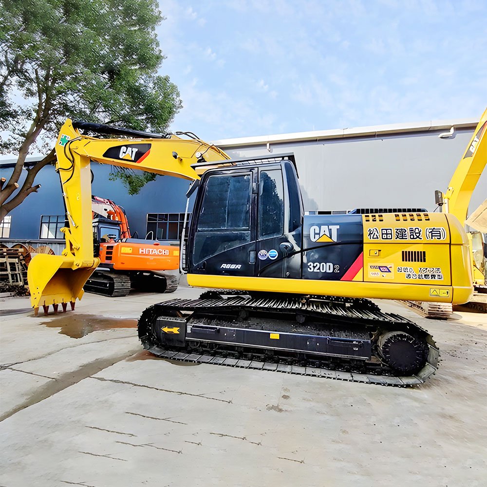 20 Tons Hydraulic Caterpillar 320D Crawler Excavator machine CAT 320D used excavator