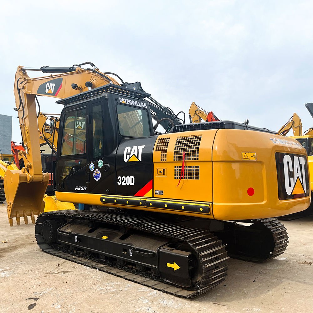 20 Tons Hydraulic Caterpillar 320D Crawler Excavator machine CAT 320D used excavator