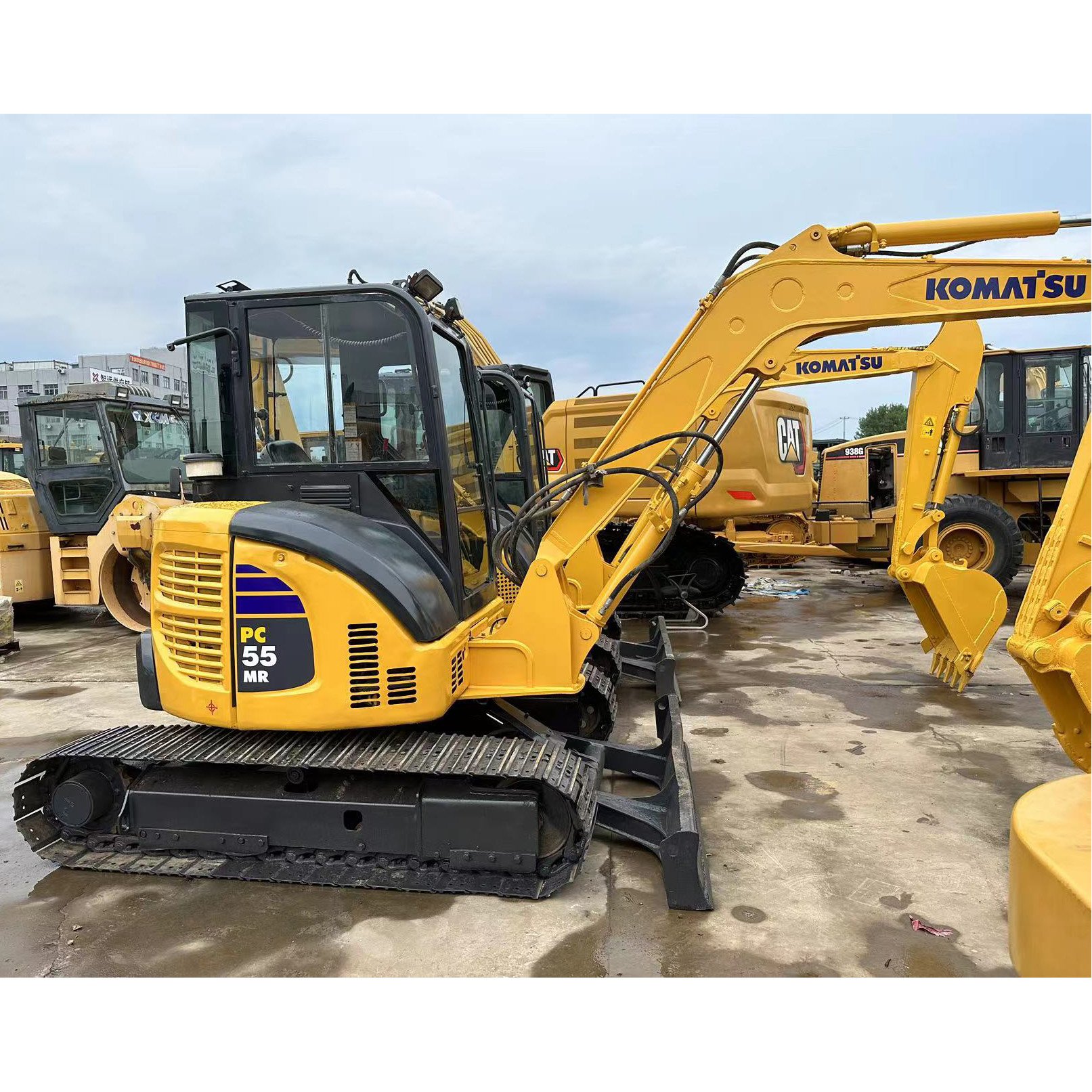 Used Japanese Komatsu PC55 Mini Excavator Cheap Small Digger Used Cheap Mini Digger 5 ton 6 Ton In Stock