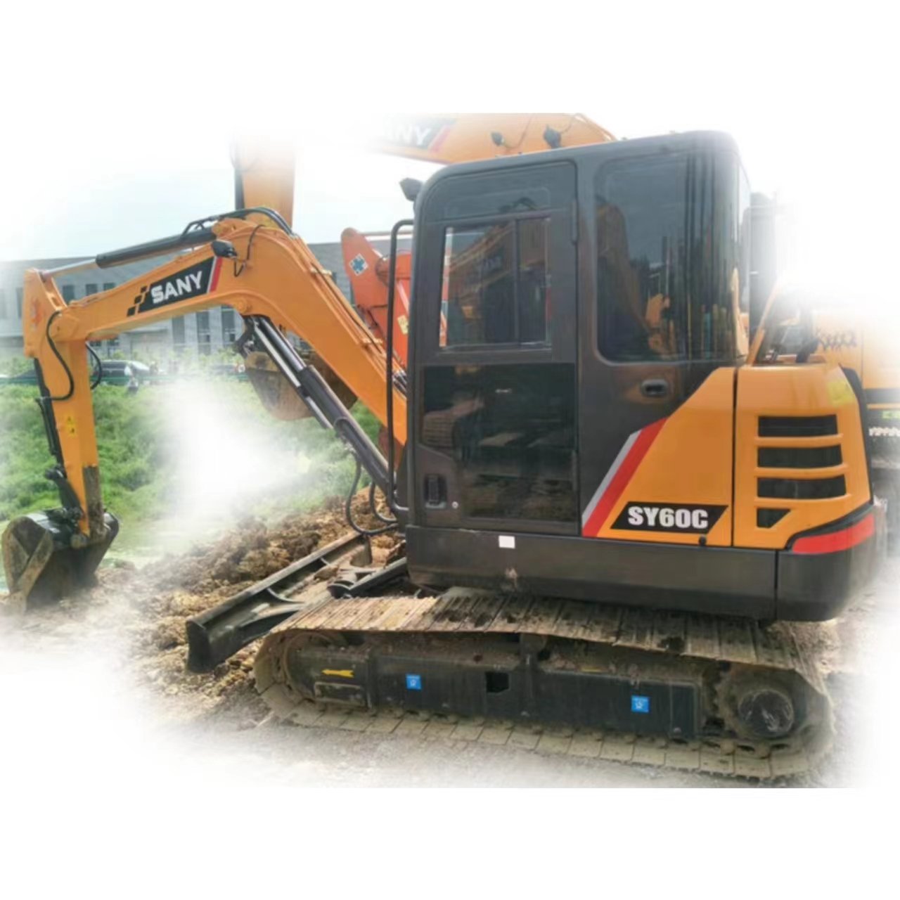 Used Excavator Sany60C sy60c Made in China 6 tons Mini Machine Use Crawler Hydraulic Digger in Good Price for Sell