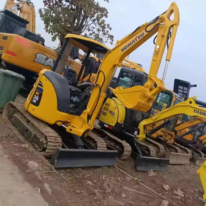 90% New Komatsu PC56-7 & PC56-8 Mini Crawler Excavator 5.3ton Construction Machinery Hot Sale