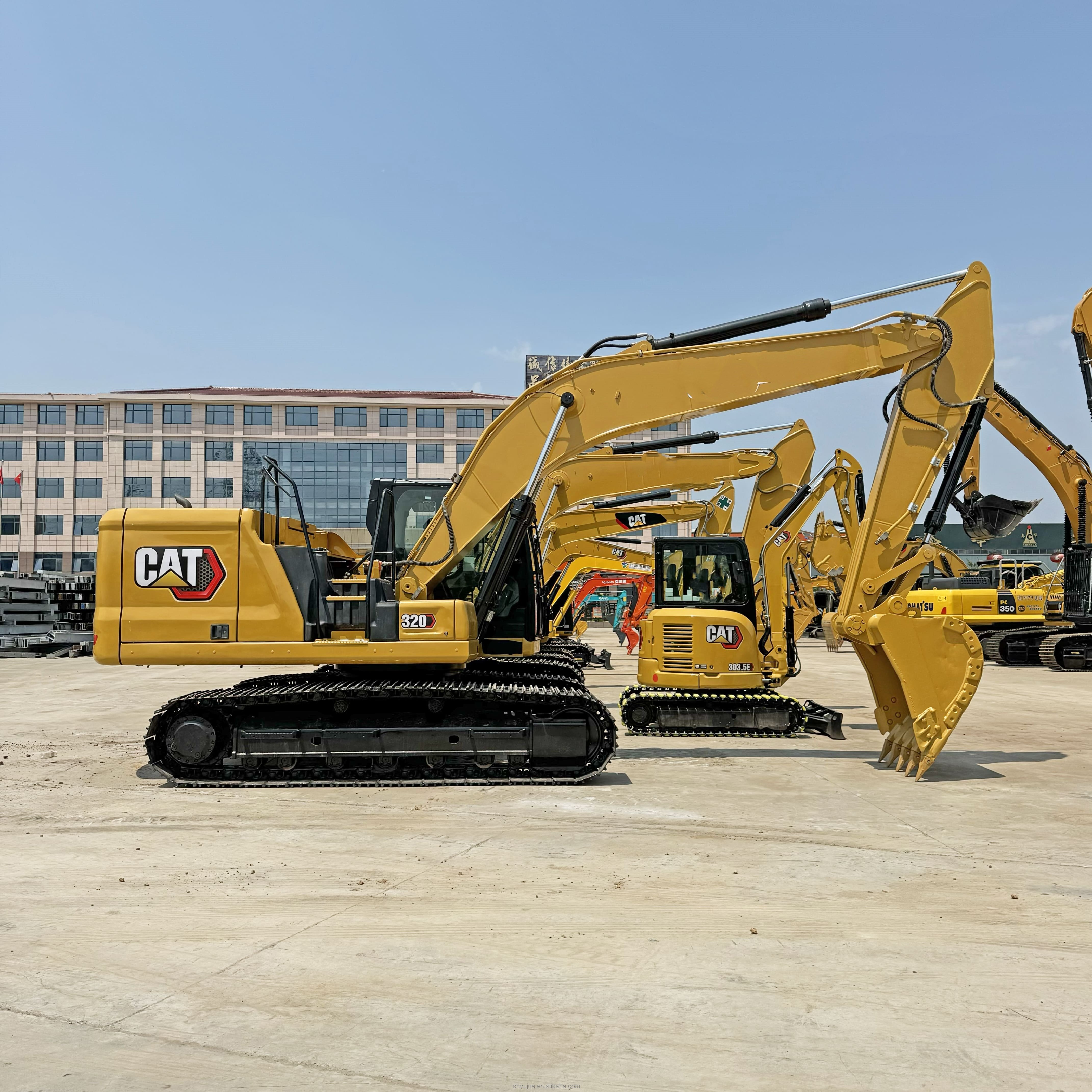 Original Caterpillar CAT320 Used diggers CAT 320 320D2 320GC 320C 320d Hydraulic Crawler Excavator cat320 on sale