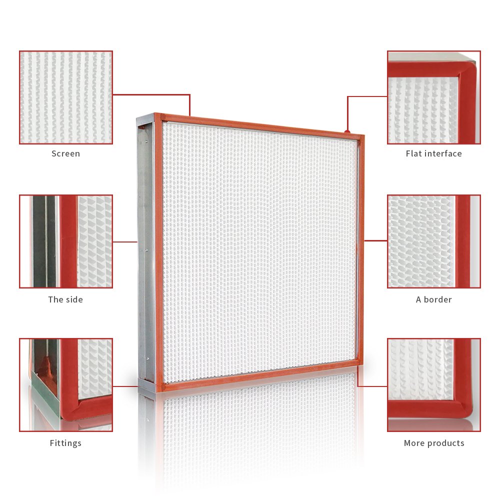 Factory direct sales of high-quality aluminum alloy frame high-temperature resistant filter