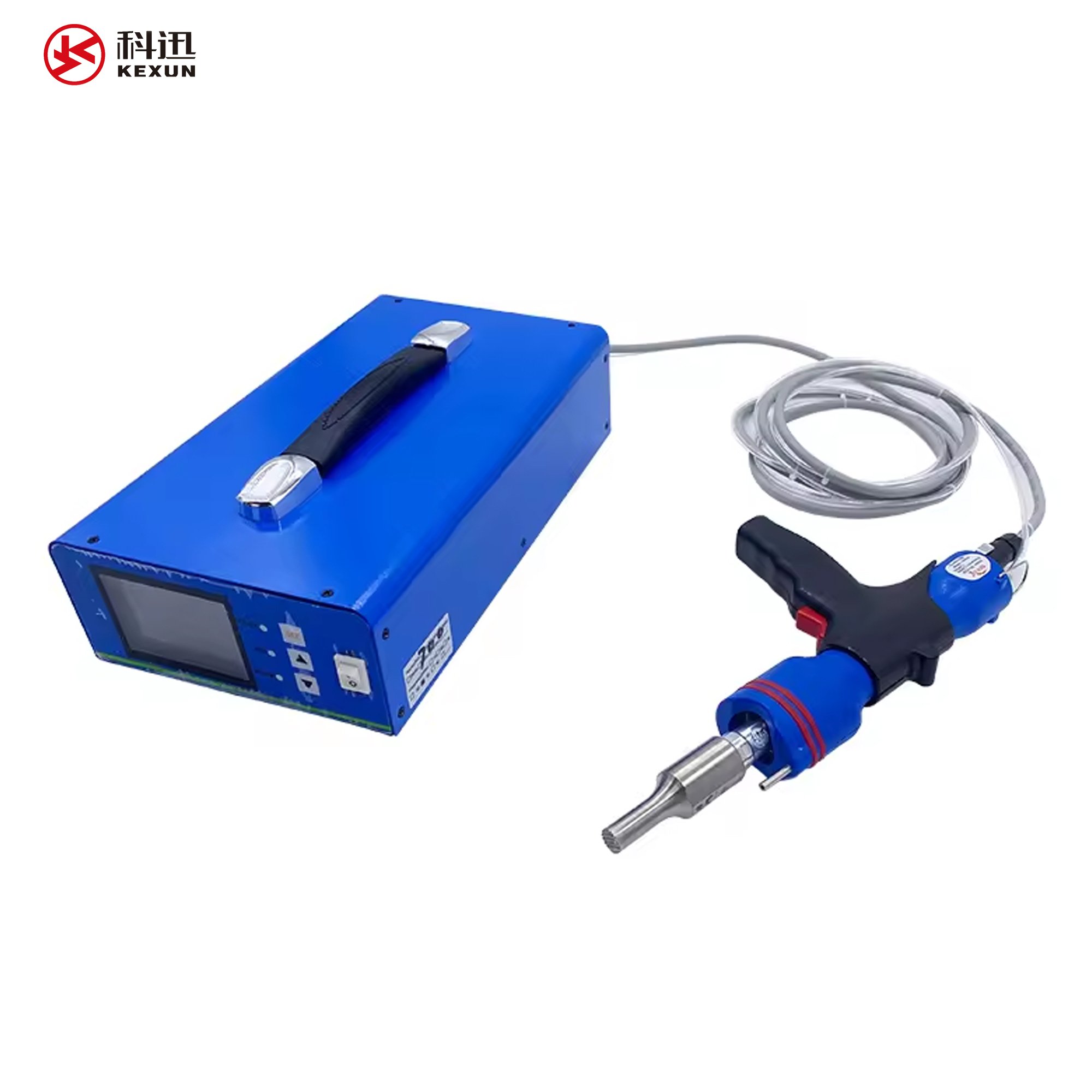 Ultrasonic handheld plastic welding machine portable for electronics, automotive, medical, packaging and many other fields