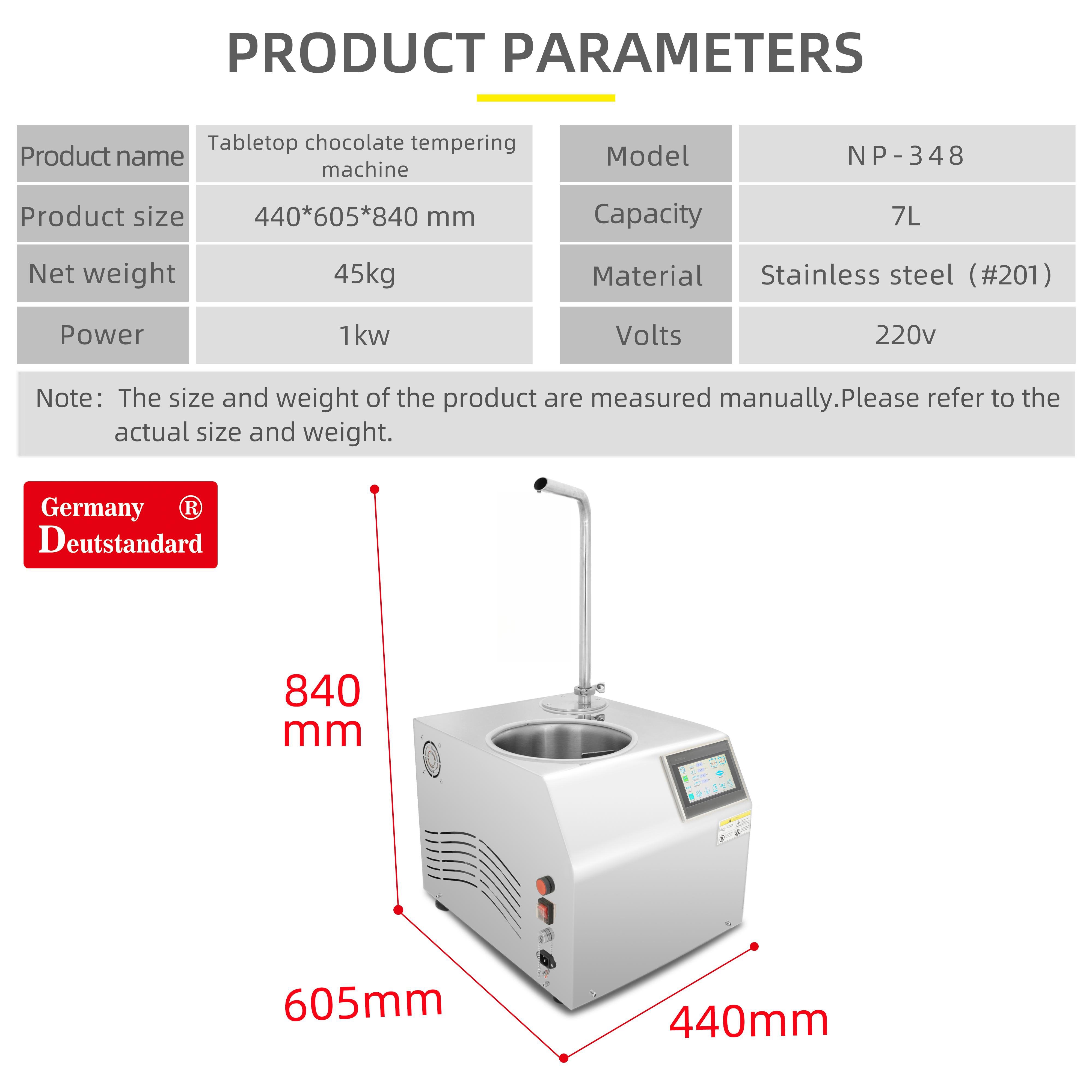 Hot Sale Commercial Hot Chocolate Dispenser Automatic Melting Machine Snack Making Machine Multifunctional Provided 60 1kw
