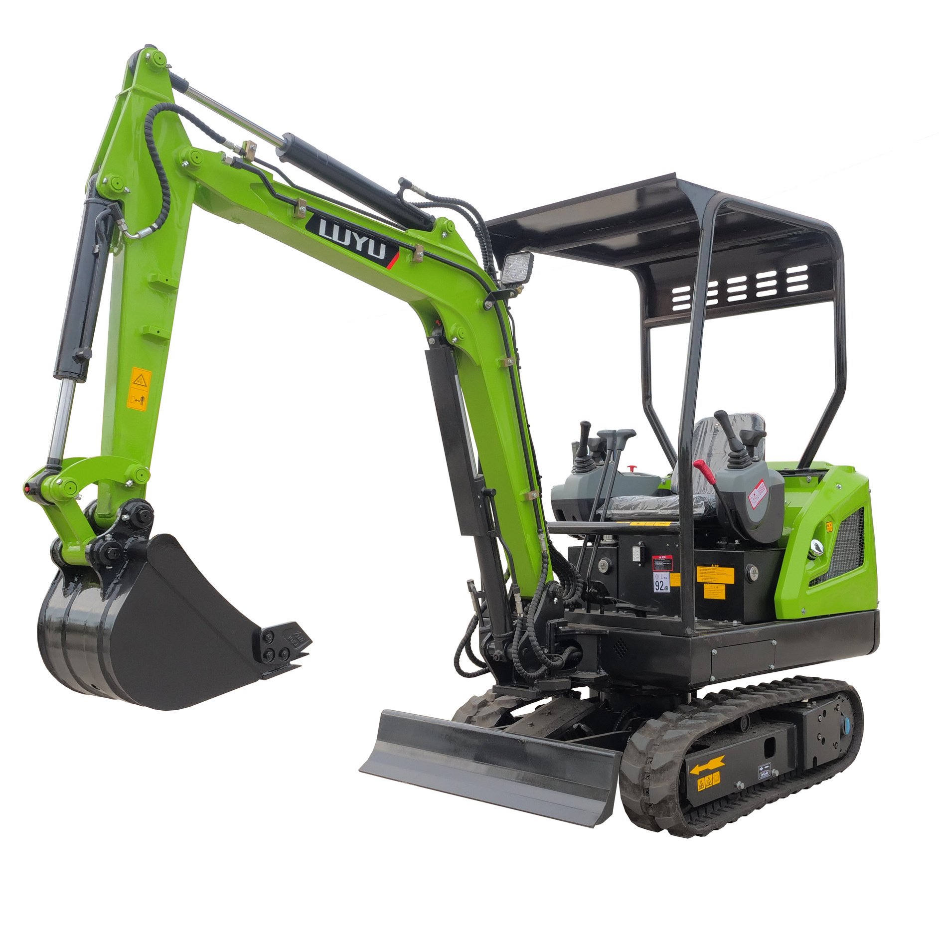 Rhinoceros XN18 Hydraulic Mini Excavator 1.8ton Motor Home Use Printing Shops Kubota Engine 1 Year Warranty Used Prices