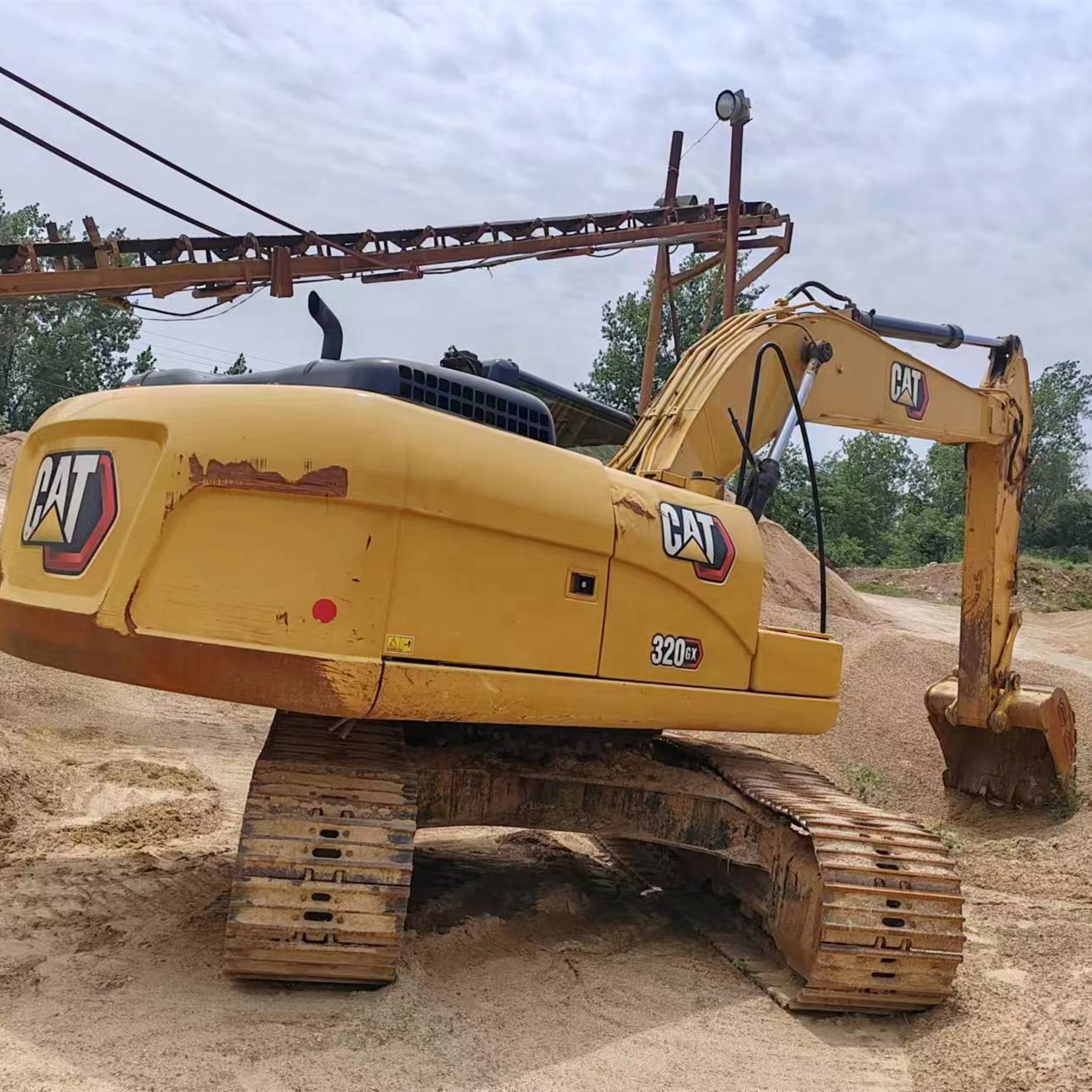 Used Cat Excavator Full Model Mini 320 320b 320c 320d 320e Backhoe Digging Machine with Core Components Engine Pump Motor