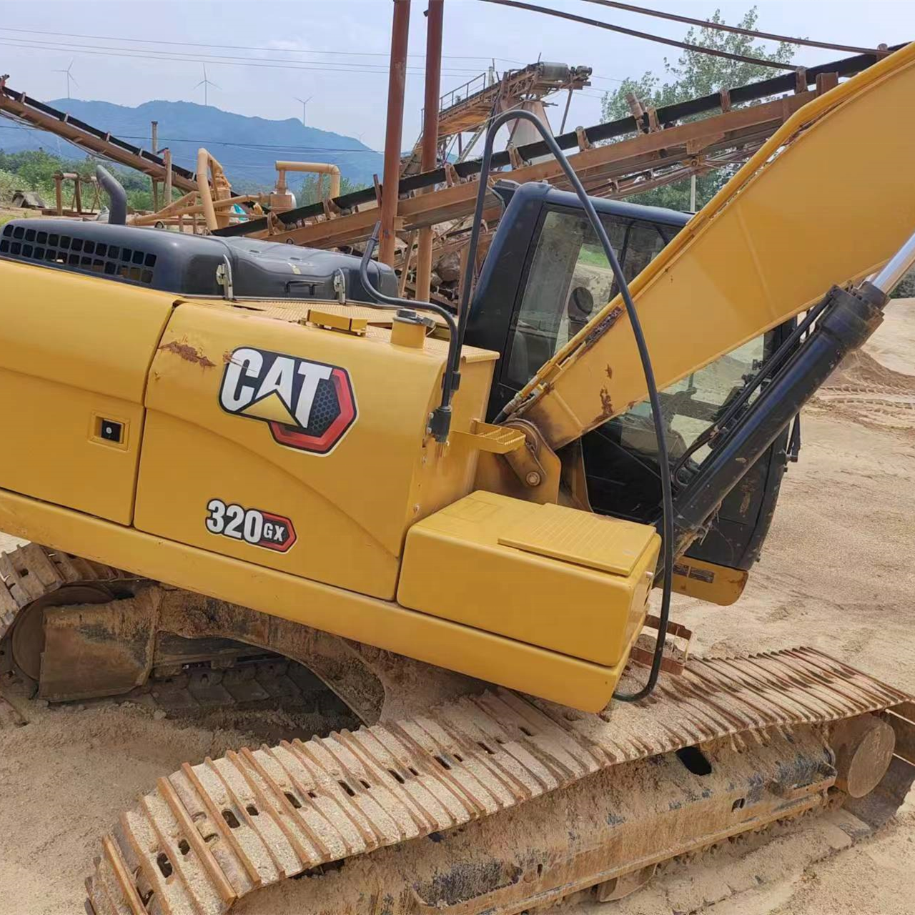 Used Cat Excavator Full Model Mini 320 320b 320c 320d 320e Backhoe Digging Machine with Core Components Engine Pump Motor