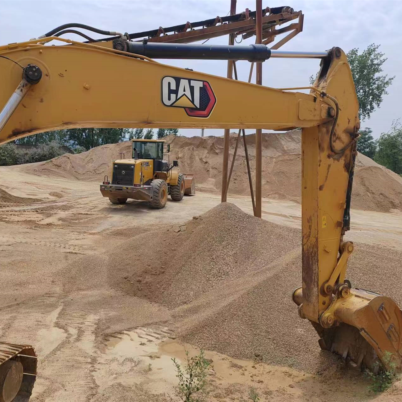 Used Cat Excavator Full Model Mini 320 320b 320c 320d 320e Backhoe Digging Machine with Core Components Engine Pump Motor