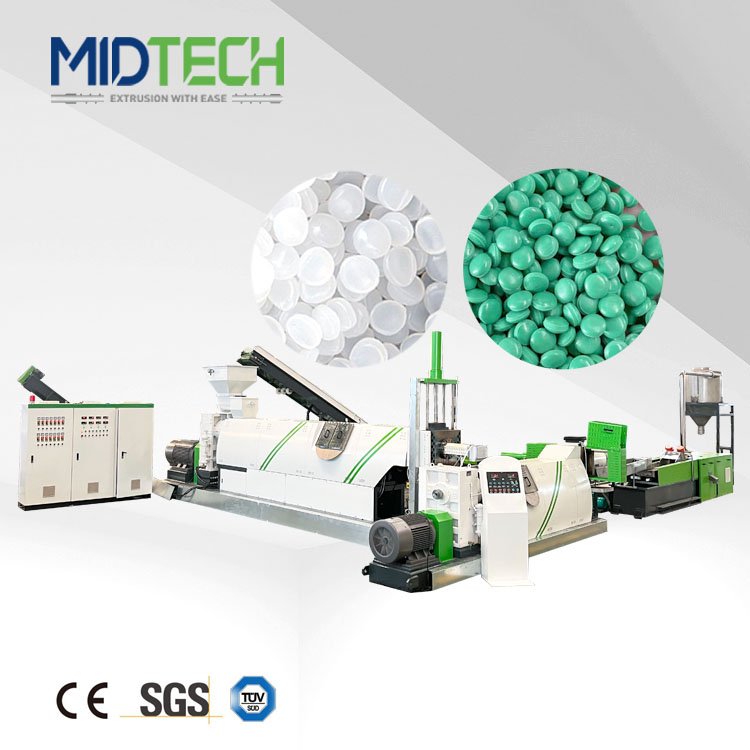 high efficiency waste plastic Scrap recycling machine for used pe