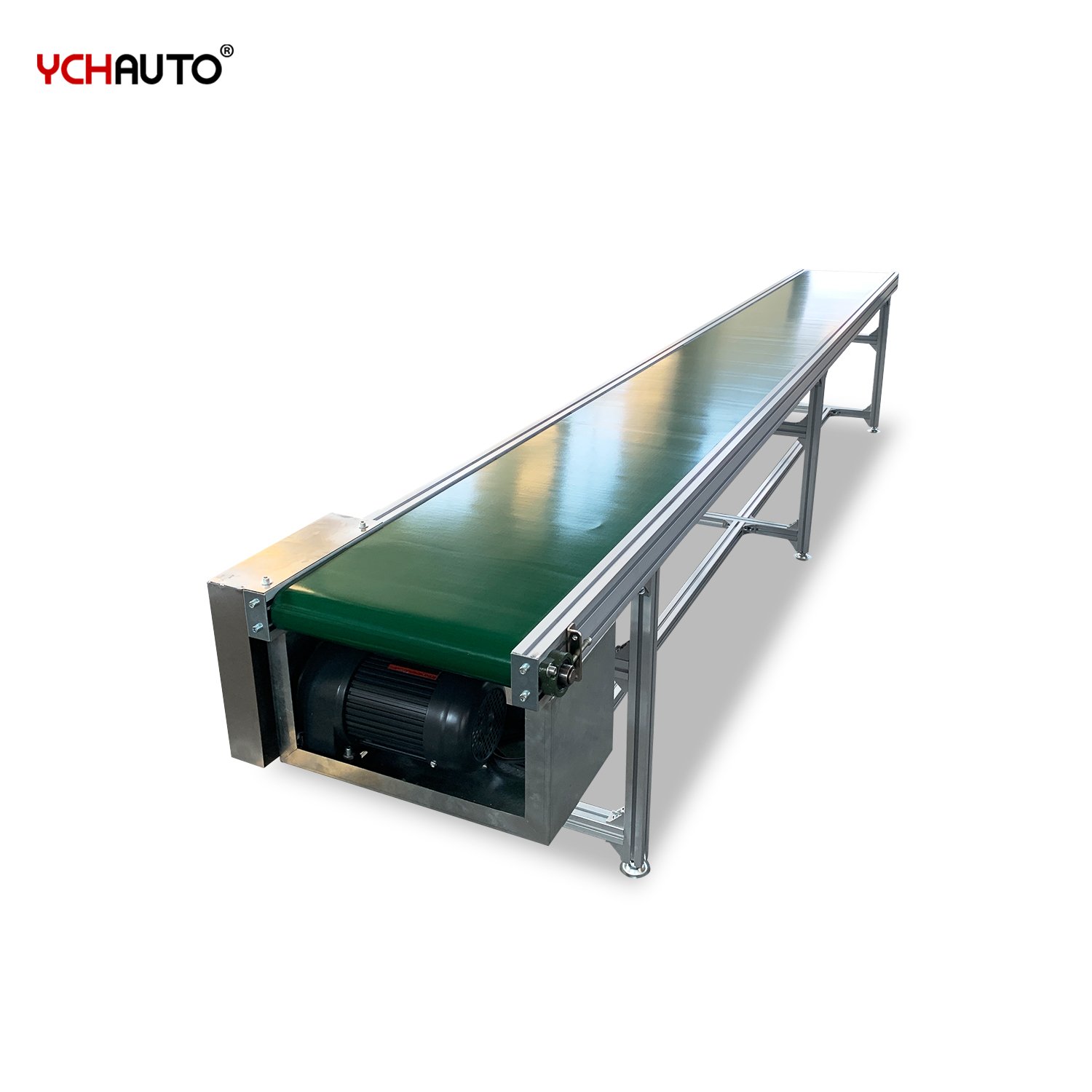 China Custom Mini Automatic 110 V Sorting Belt Conveyor With Adjustable Speed For Used Clothes