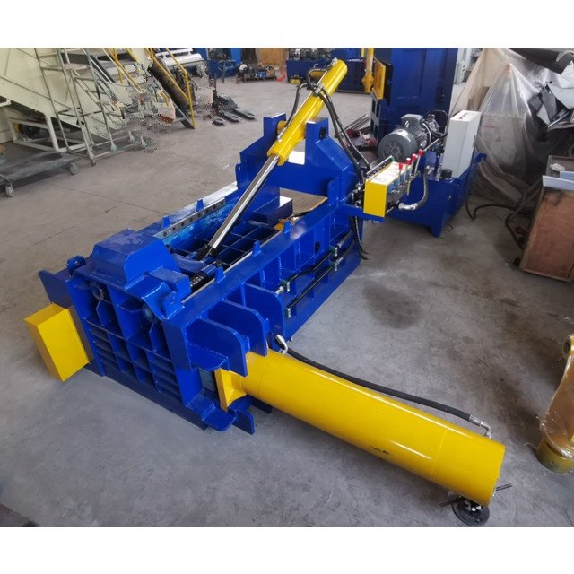 horizontal waste hydraulic steel material scrap steel metal baler machinery
