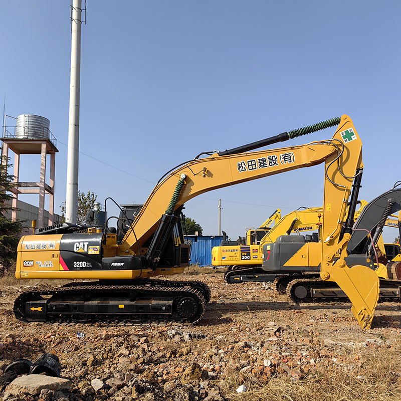 Used Caterpillar 320 320D excavator machine medium second hand crawler Cat 320D2L 320DL Cat320 Cat320d earth moving digger