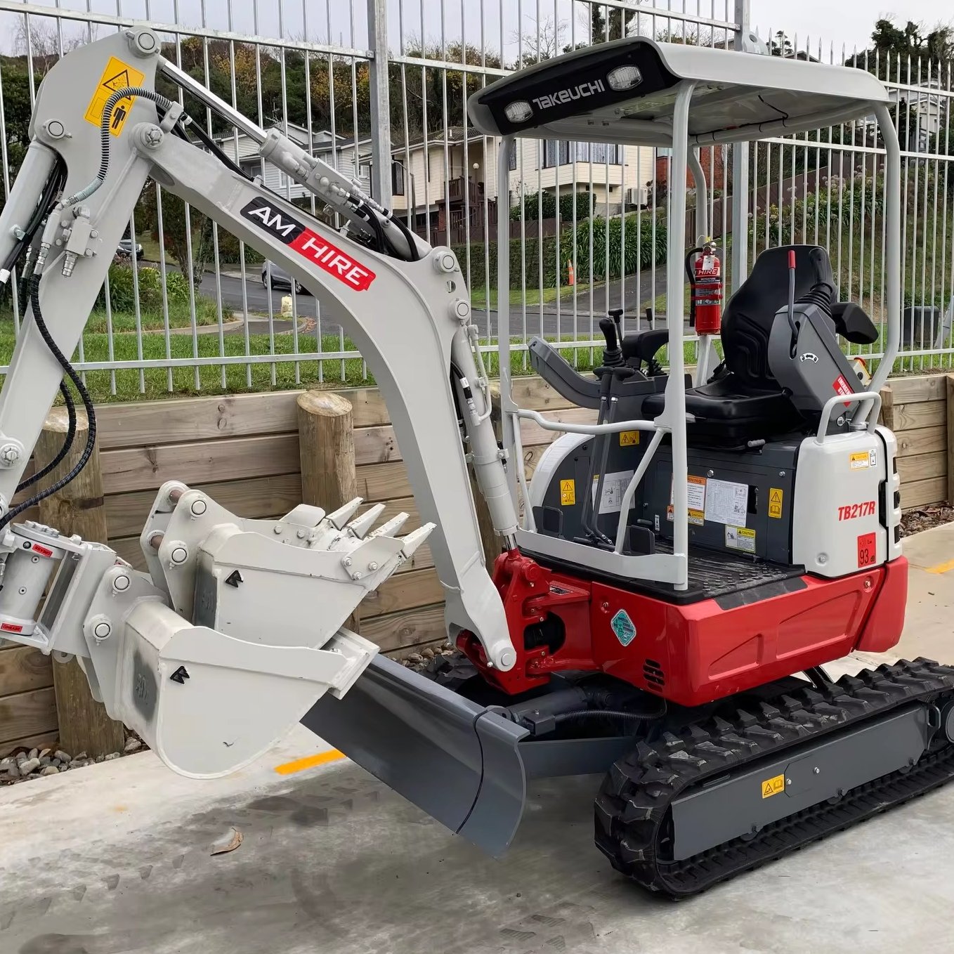 MINI EXCAVATOR Takeuchi TB216 V4 Minibagger
