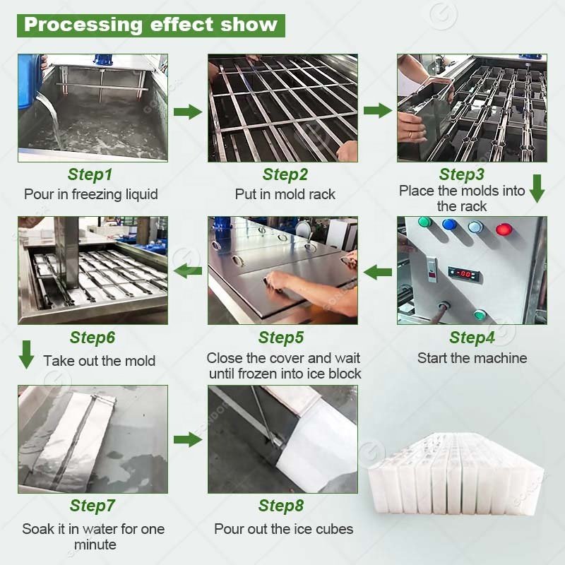 Salt Water 3t Brick Small Commercial Nigeria 50 Kg Ammonia China 5 Ton Make Haiti 500kg Block Ice Machine