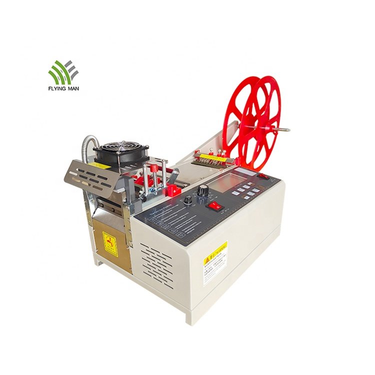 Automatic Hot Cut Satin Ribbon Cutting Machine Thick Webbing Hot Cutter Belt Hot Cutting Machine