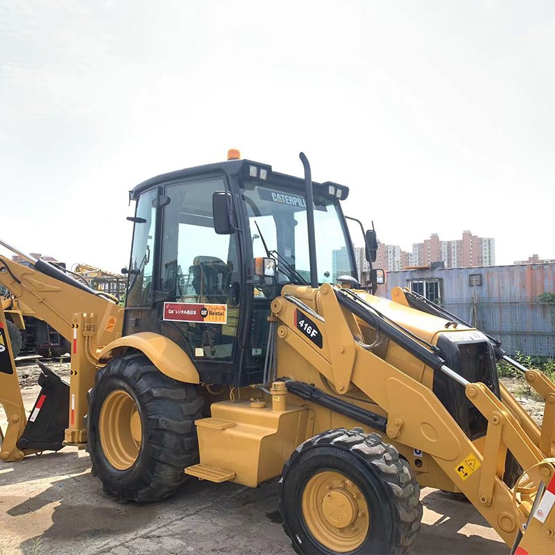 Small backhoe loader Caterpillar 416F used excavator loader machine CAT416F with high fuel efficiency and best price for sale