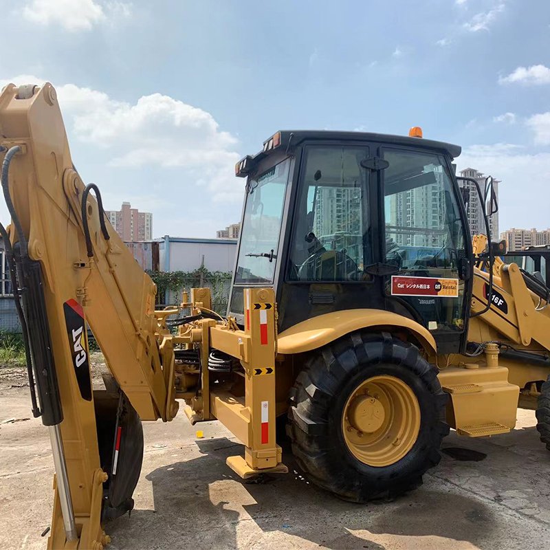 Small backhoe loader Caterpillar 416F used excavator loader machine CAT416F with high fuel efficiency and best price for sale