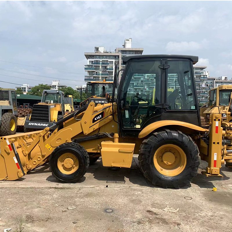 Small backhoe loader Caterpillar 416F used excavator loader machine CAT416F with high fuel efficiency and best price for sale