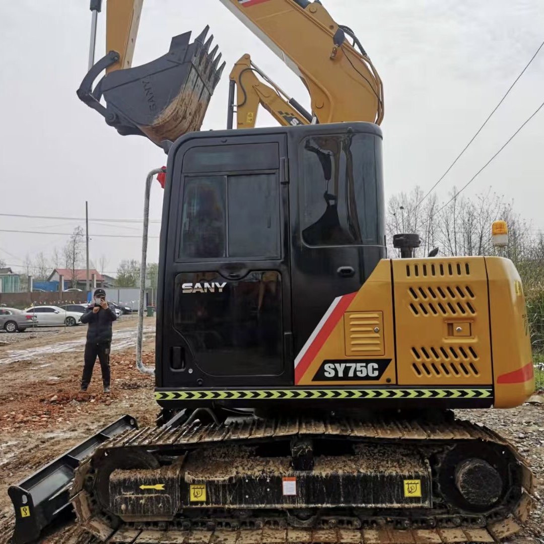 Boutique low price Sany 75 excavator engineering construction machinery used excavator