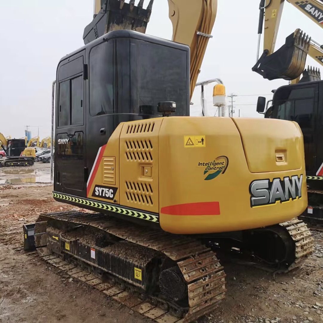 Boutique low price Sany 75 excavator engineering construction machinery used excavator
